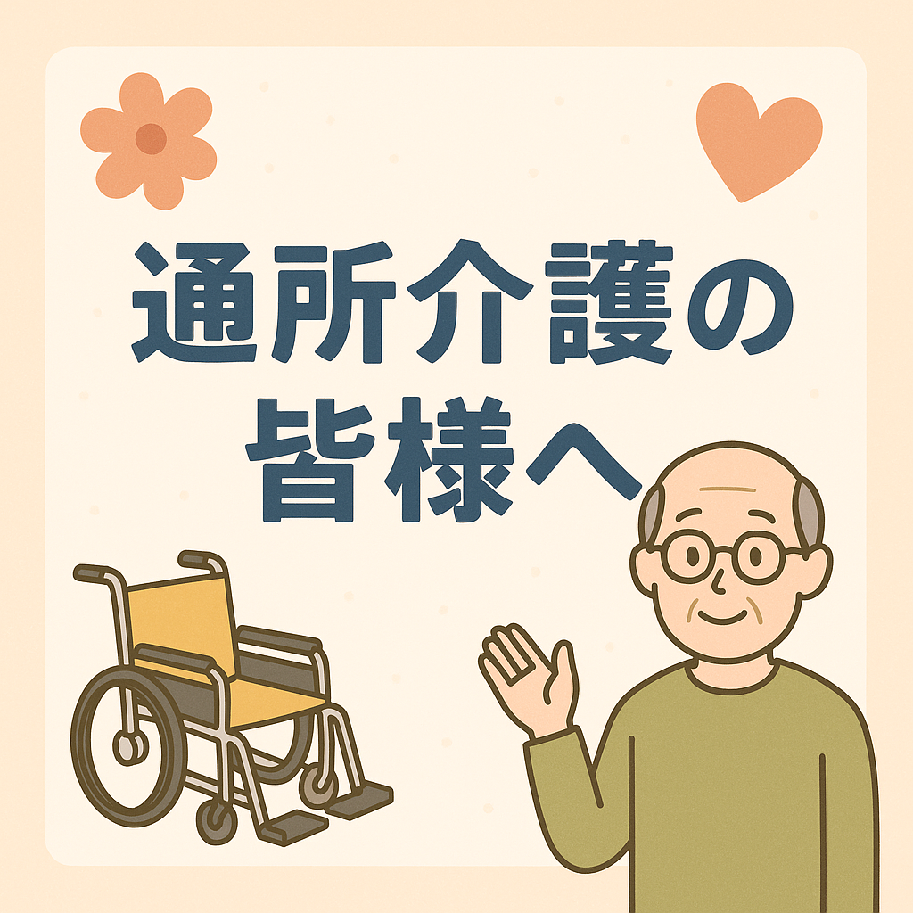 枚方市のたすき介護タクシーより通所介護の皆様へご挨拶